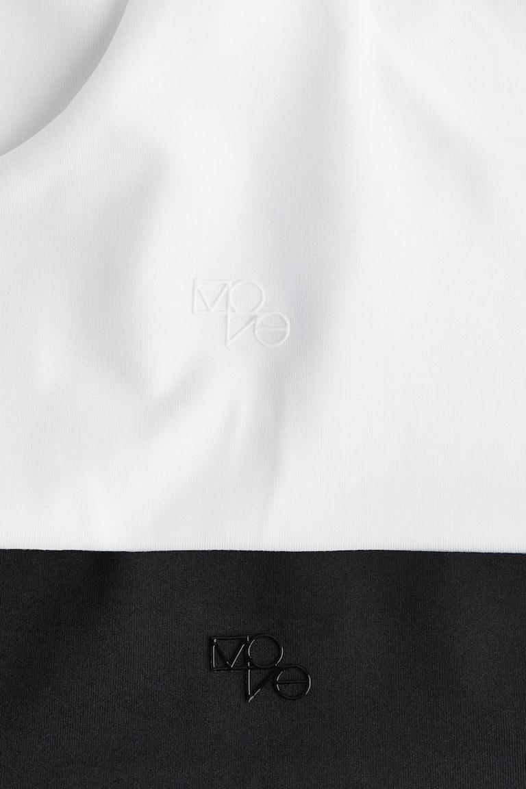 H&M Reggiseno Sportivo Medium Support 2 Pz - Rosa Chiaro - DONNA