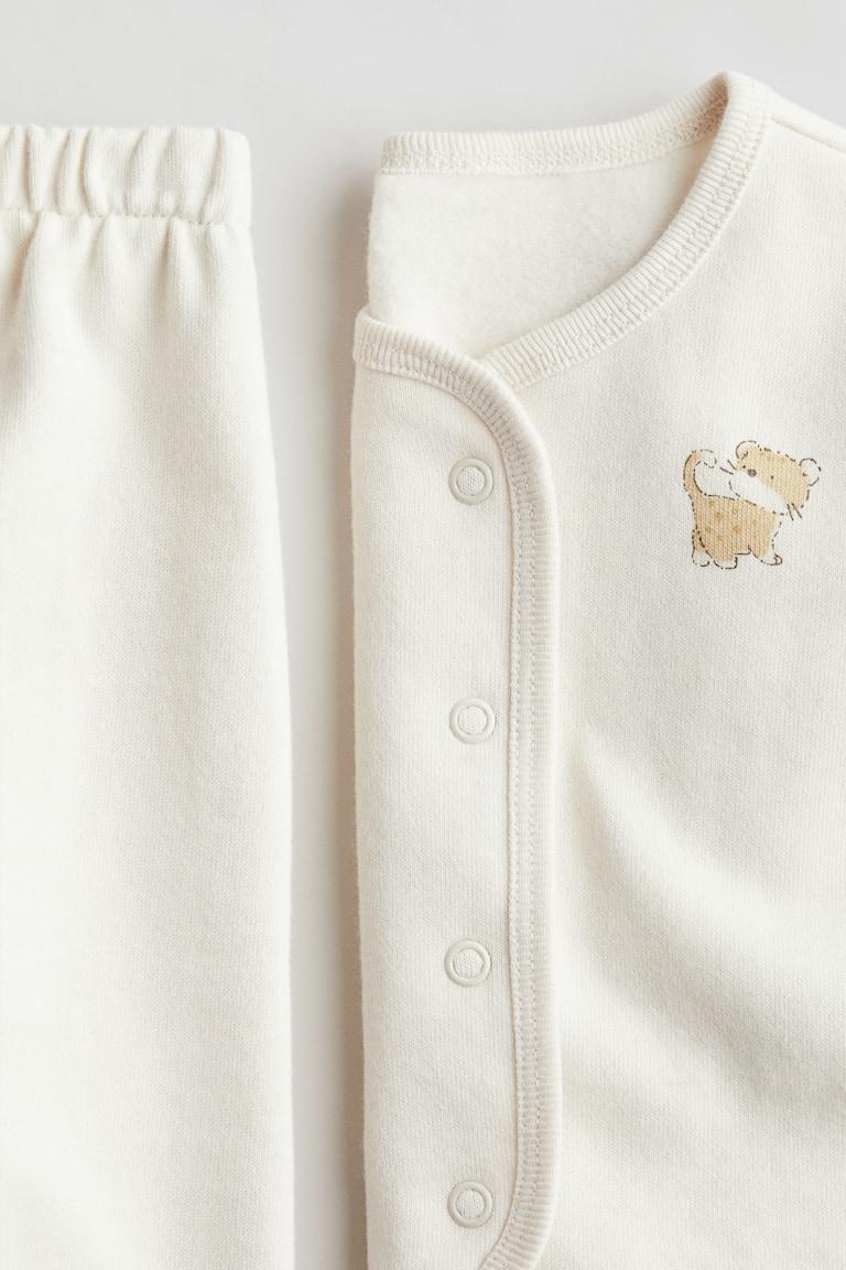 H&M Set 2 Pezzi Cardigan E Joggers - Blu Polvere Chiaro/tartaruga - BAMBINO