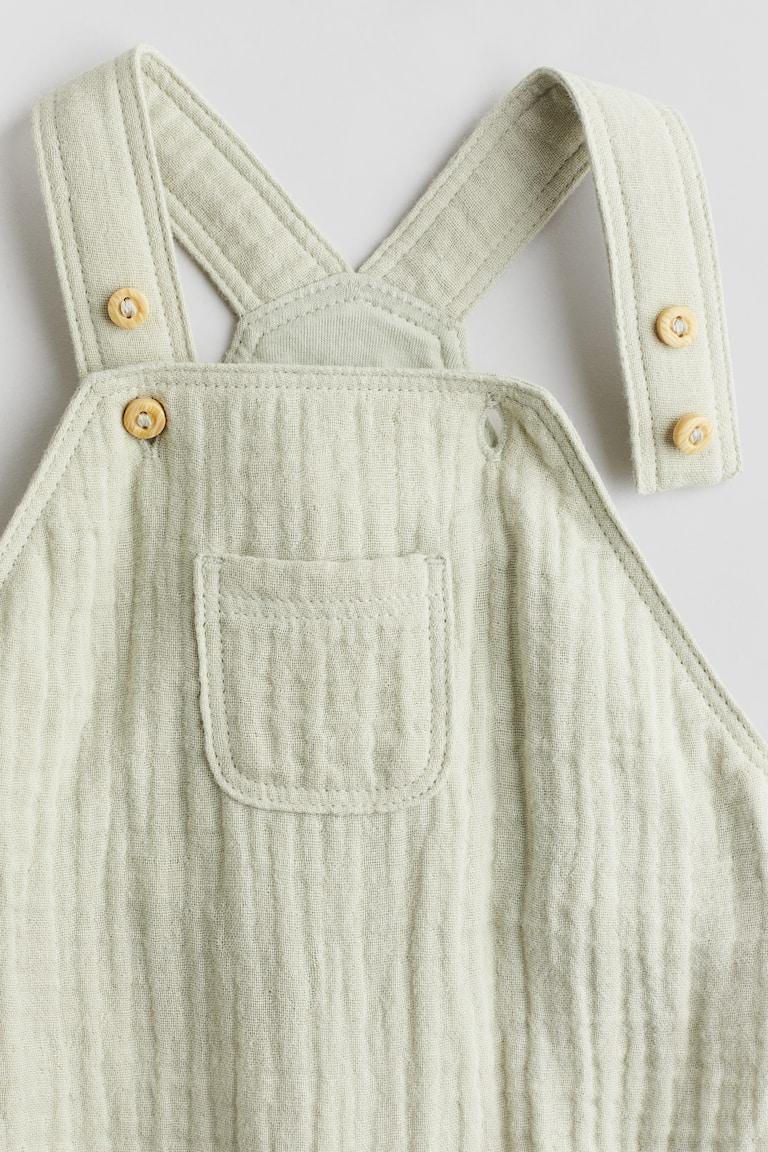 H&M Set 2 Pezzi In Cotone - Beige Chiaro/bianco - BAMBINO