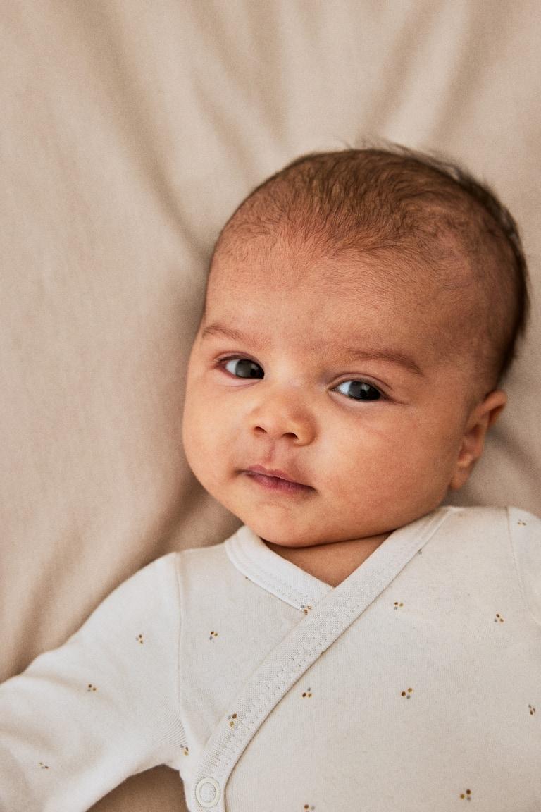 H&M Set 3 Pezzi In Cotone Morbidissimo - Turchese Polvere Chiaro - BAMBINO