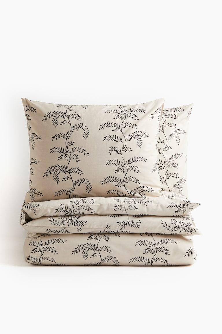 H&M Set Copripiumino Doppio/king Size Fantasia - Verde Kaki/fantasia - HOME