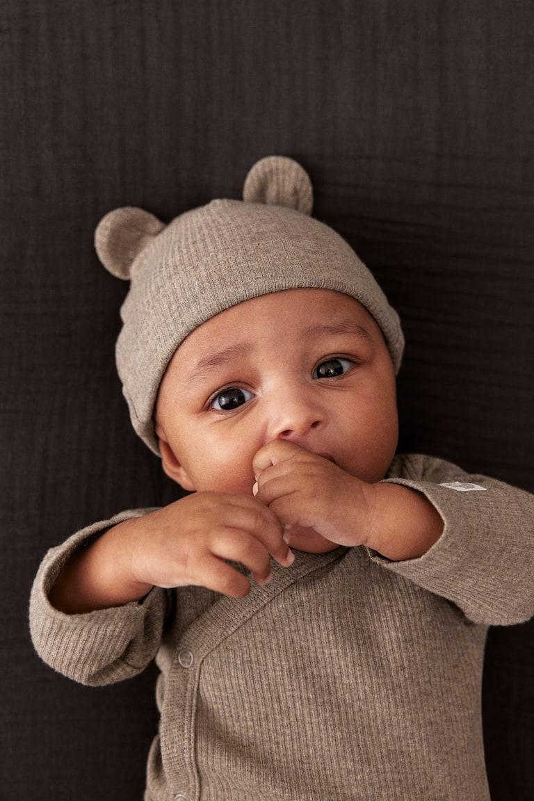 H&M Set In Jersey Di Cotone 3 Pezzi - Bianco/cuori - BAMBINO