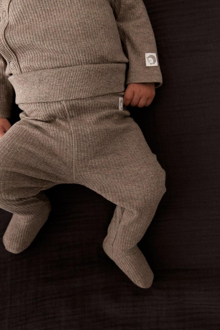 H&M Set In Jersey Di Cotone 3 Pezzi - Bianco/cuori - BAMBINO