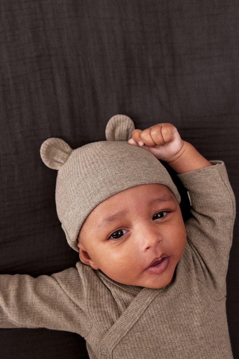 H&M Set In Jersey Di Cotone 3 Pezzi - Bianco/cuori - BAMBINO