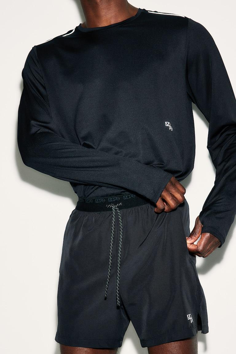 H&M Shorts Corti Da Running In DryMove™ - Grigio Scuro - UOMO