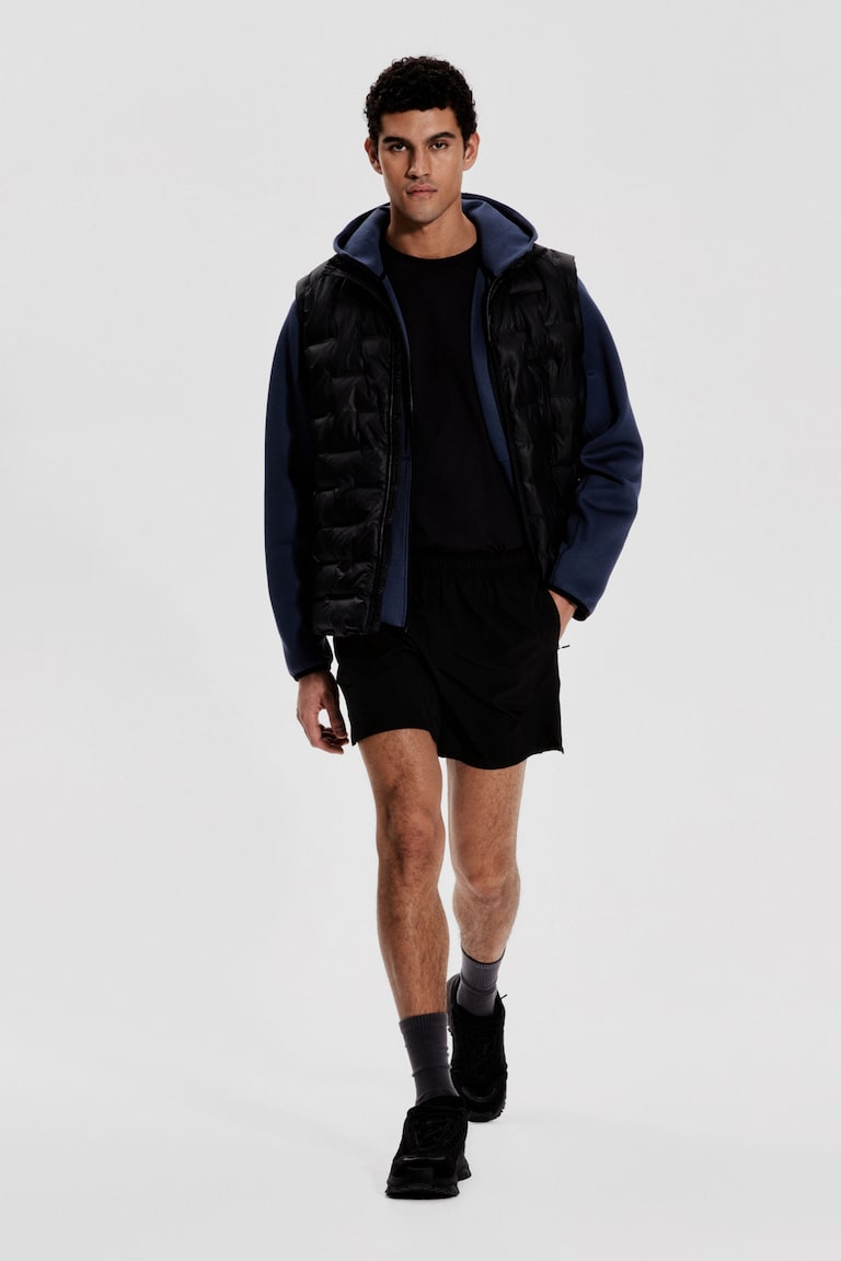 H&M Shorts Da Running Con DryMove™ Media Lunghezza - Grigio Scuro - UOMO