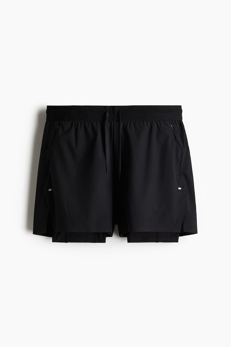H&M Shorts Sportivi A Doppio Strato In DryMove™ - Turchese Scuro - UOMO
