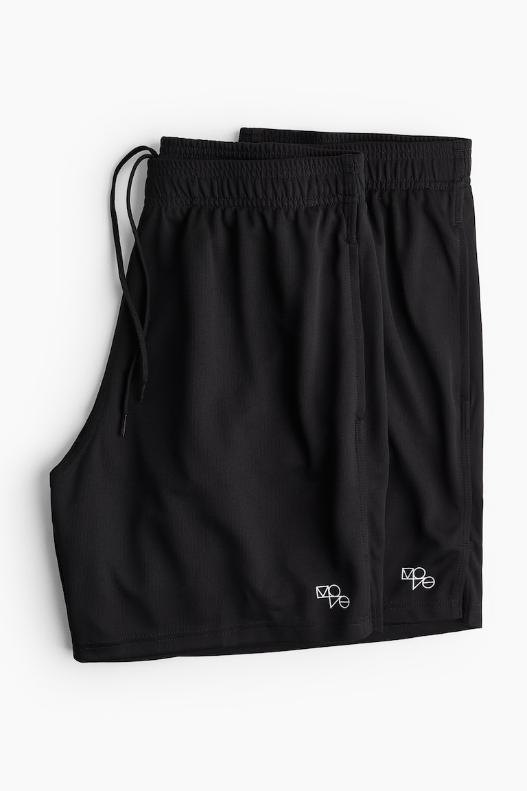 H&M Shorts Sportivi Con DryMove™ 2 Pezzi - Nero - UOMO