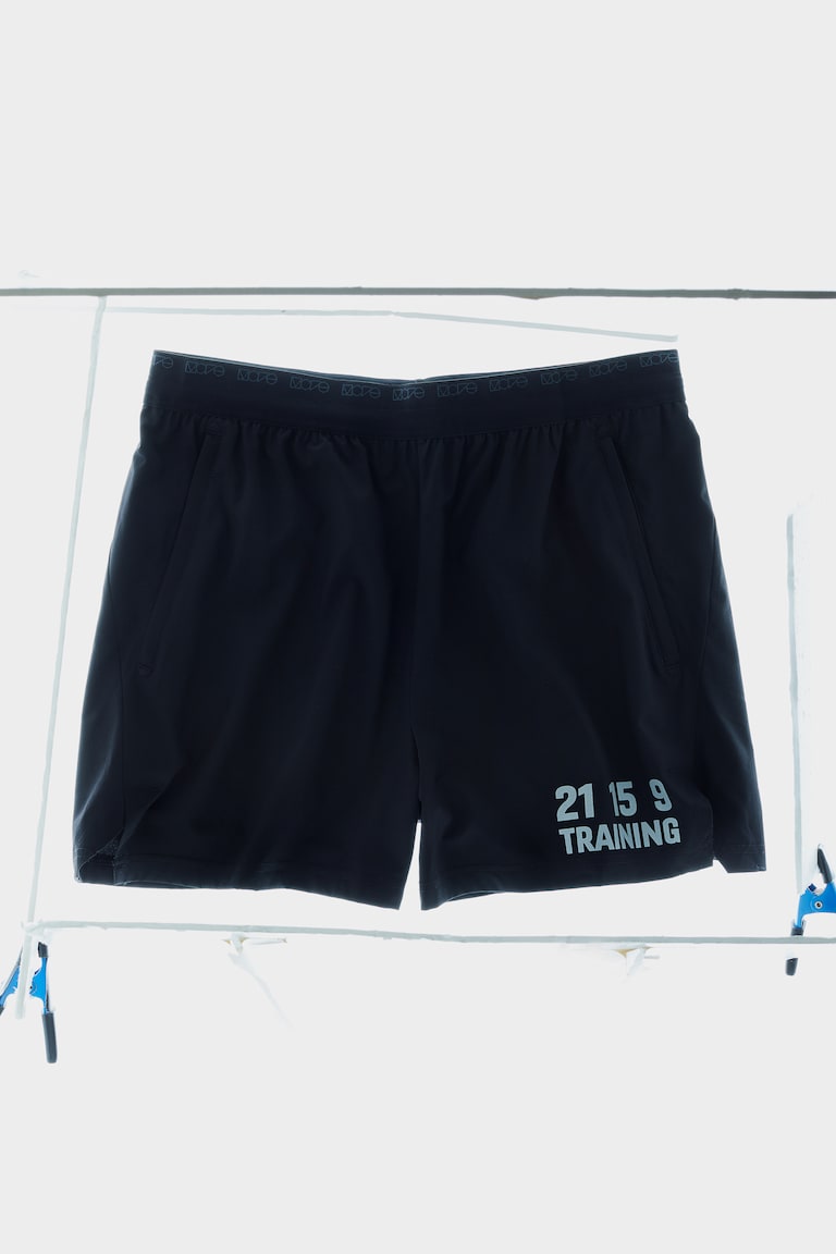 H&M Shorts Sportivi Di Media Lunghezza In DryMove™ - Nero/fantasia - UOMO