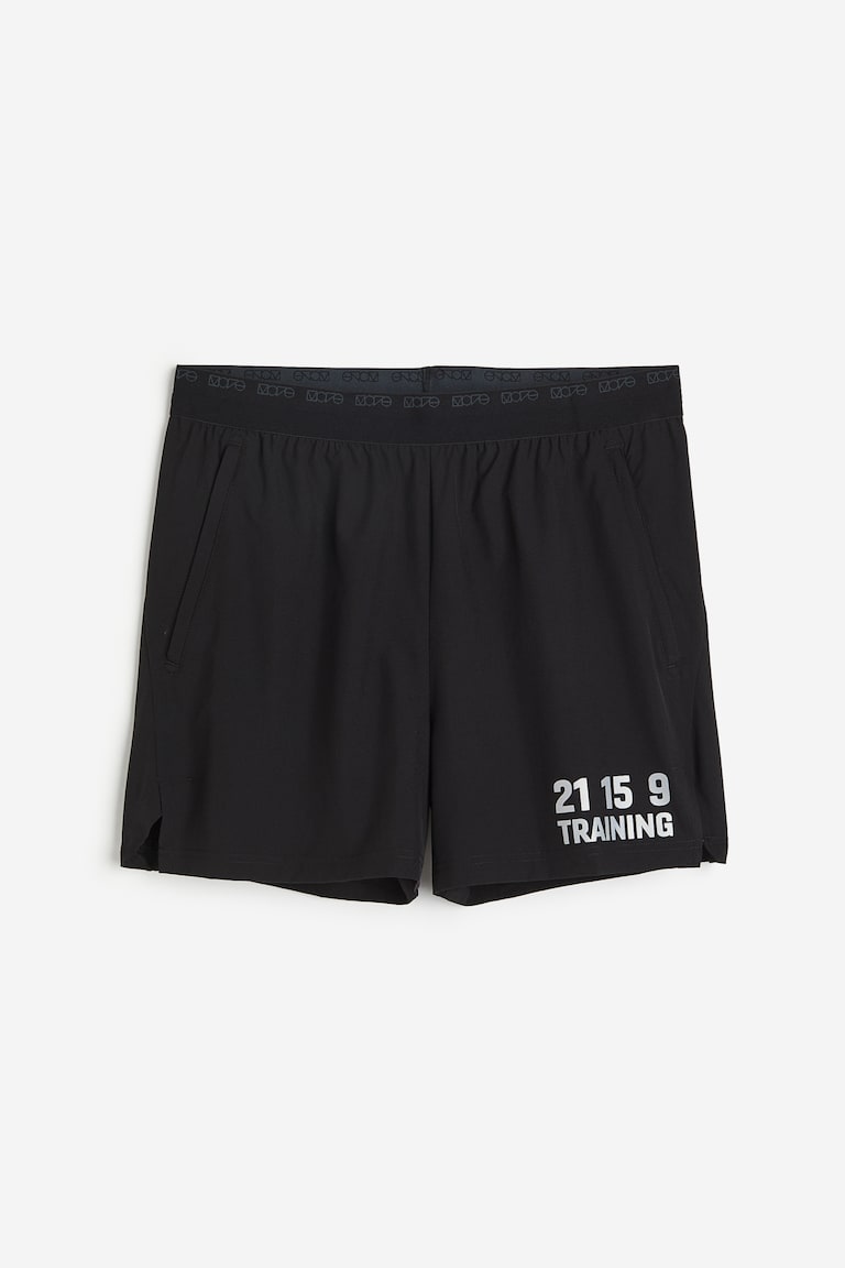H&M Shorts sportivi di media lunghezza in DryMove™ - Nero/Training - UOMO