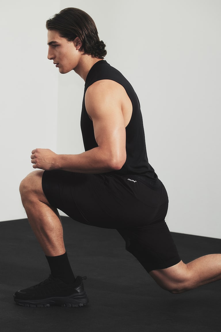 H&M Shorts Sportivi Lunghi 2 In 1 In DryMove™ - Rosso - UOMO