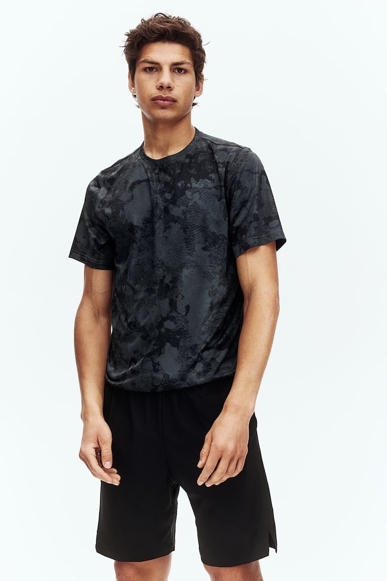 H&M Shorts Sportivi Lunghi Con DryMove™ - Grigio Scuro - UOMO