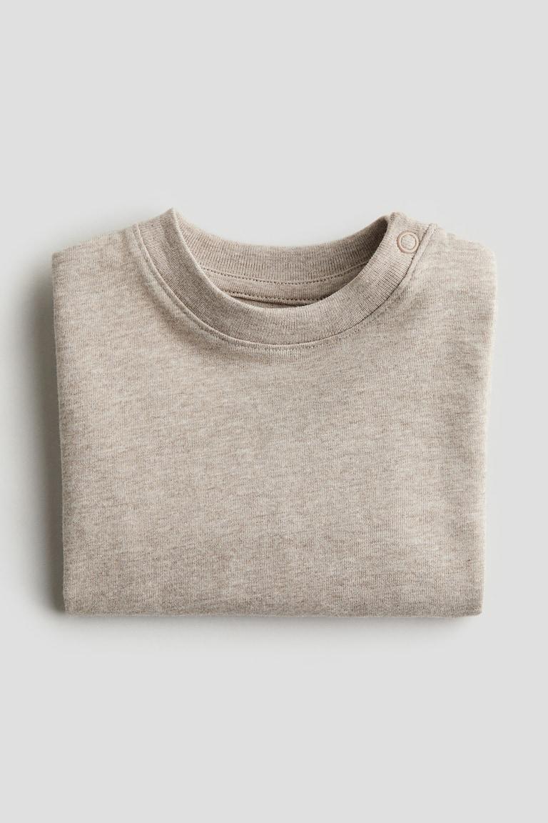 H&M T-shirt Oversize In Cotone - Grigio Scuro - BAMBINO