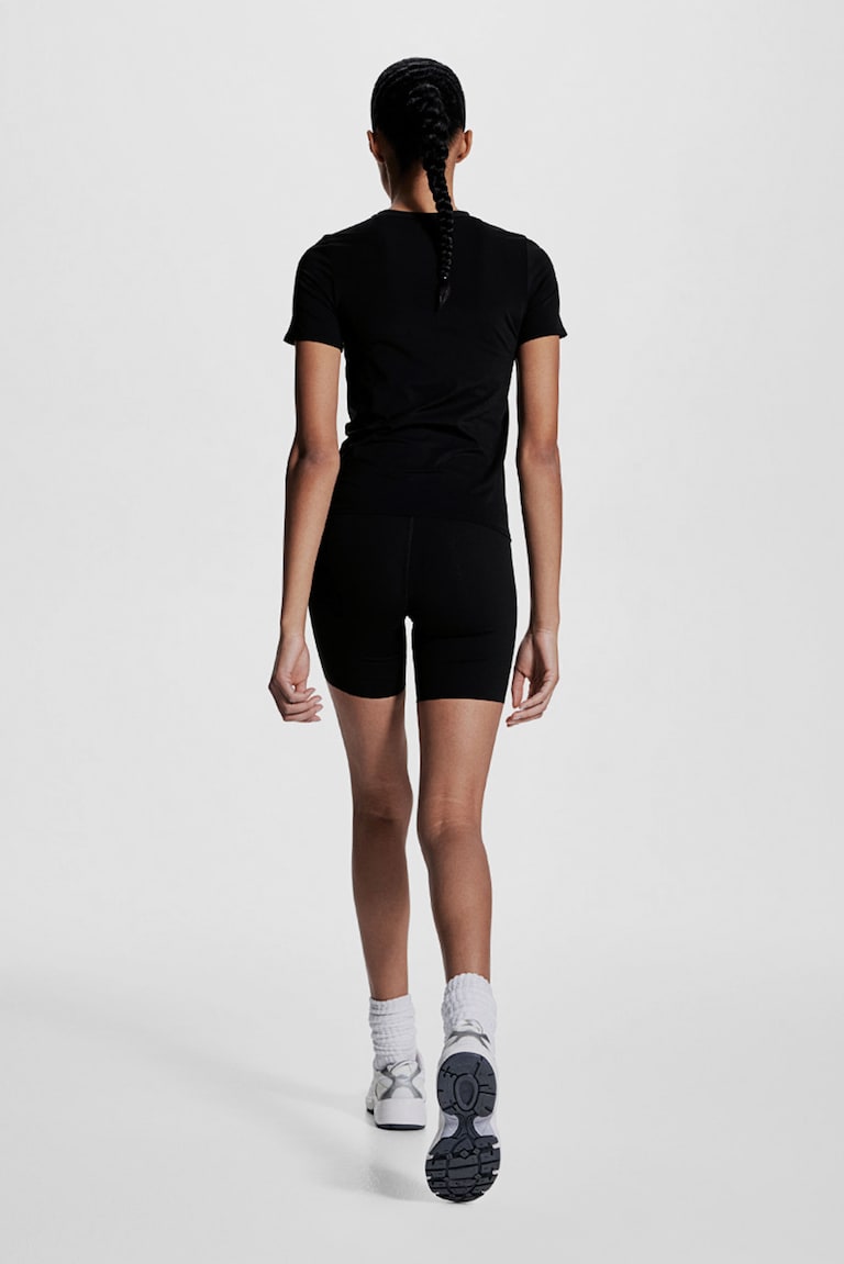 H&M T-shirt Sportiva Con DryMove™ - Marrone Scuro - DONNA