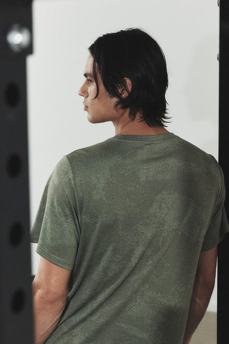 H&M T-shirt Sportiva Con DryMove™ Regular Fit - Bianco - UOMO