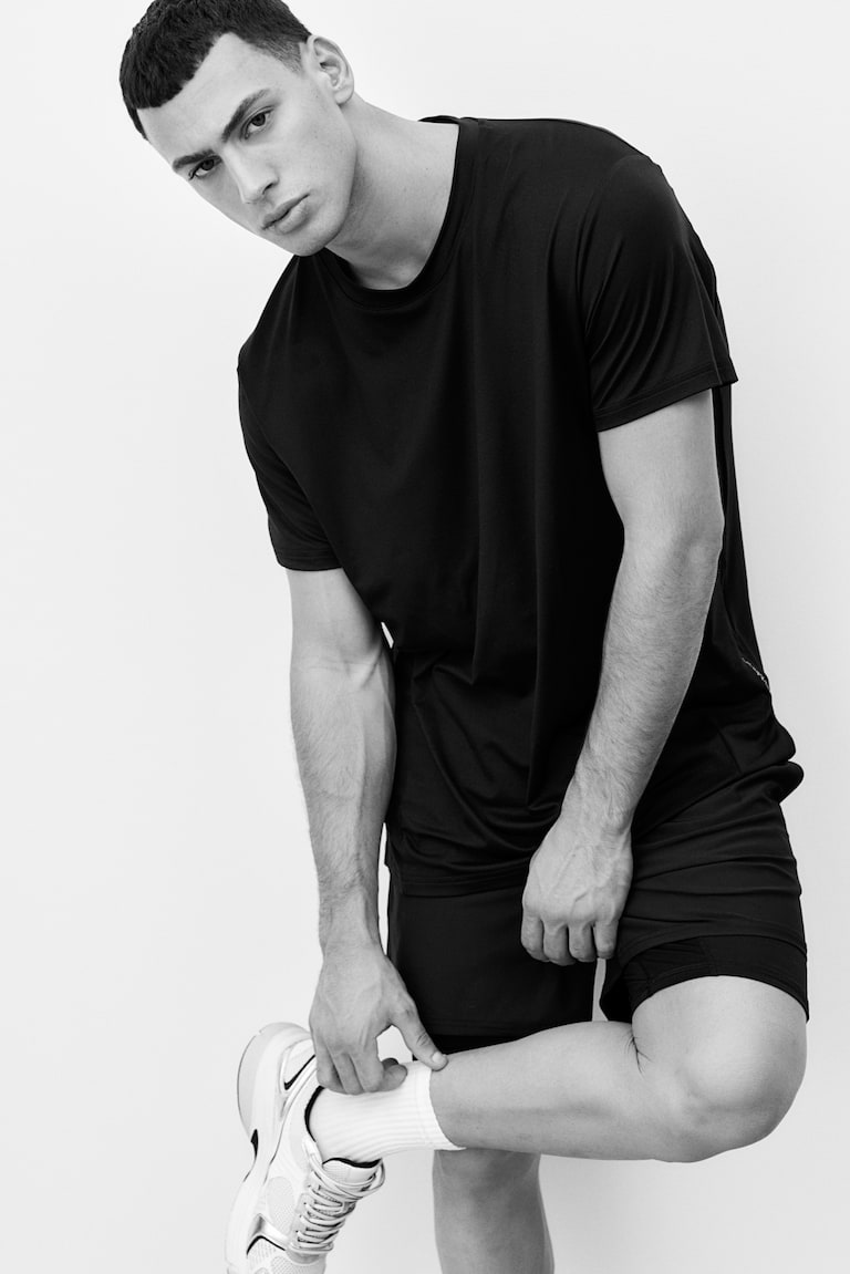 H&M T-shirt sportiva con DryMove™ Regular Fit - Bianco - UOMO