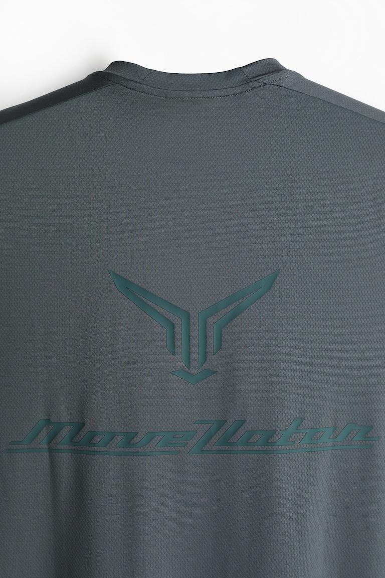 H&M T-shirt Sportiva In DryMove™ Regular Fit - Turchese Scuro - UOMO