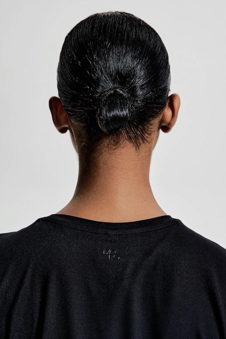 H&M T-shirt Sportiva Squadrata Con DryMove™ - Nero - DONNA