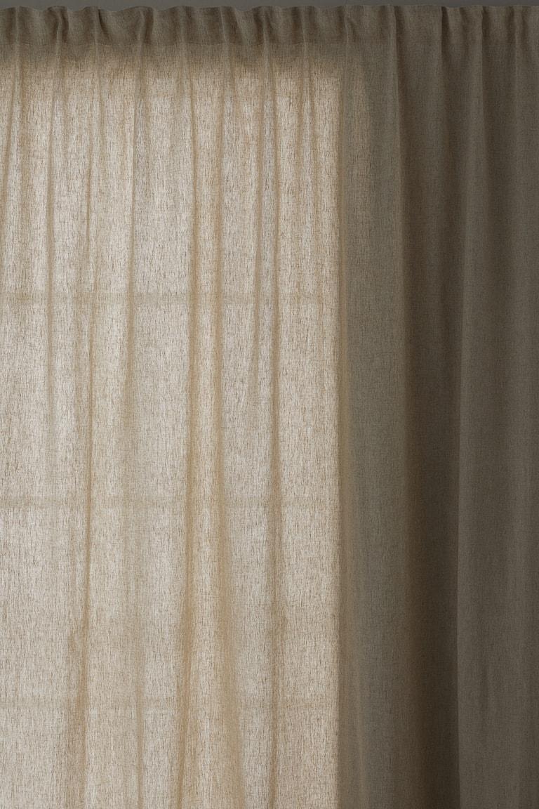 H&M Tenda Ampia In Misto Lyocell 1 Pezzo - Grigio Scuro - HOME