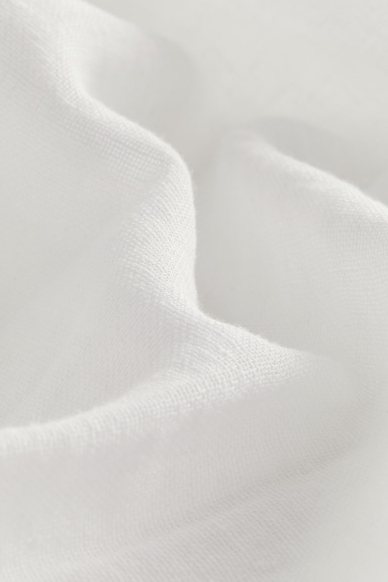 H&M Tende Lunghe In Misto Lino 2 Pezzi - Greige Chiaro - HOME