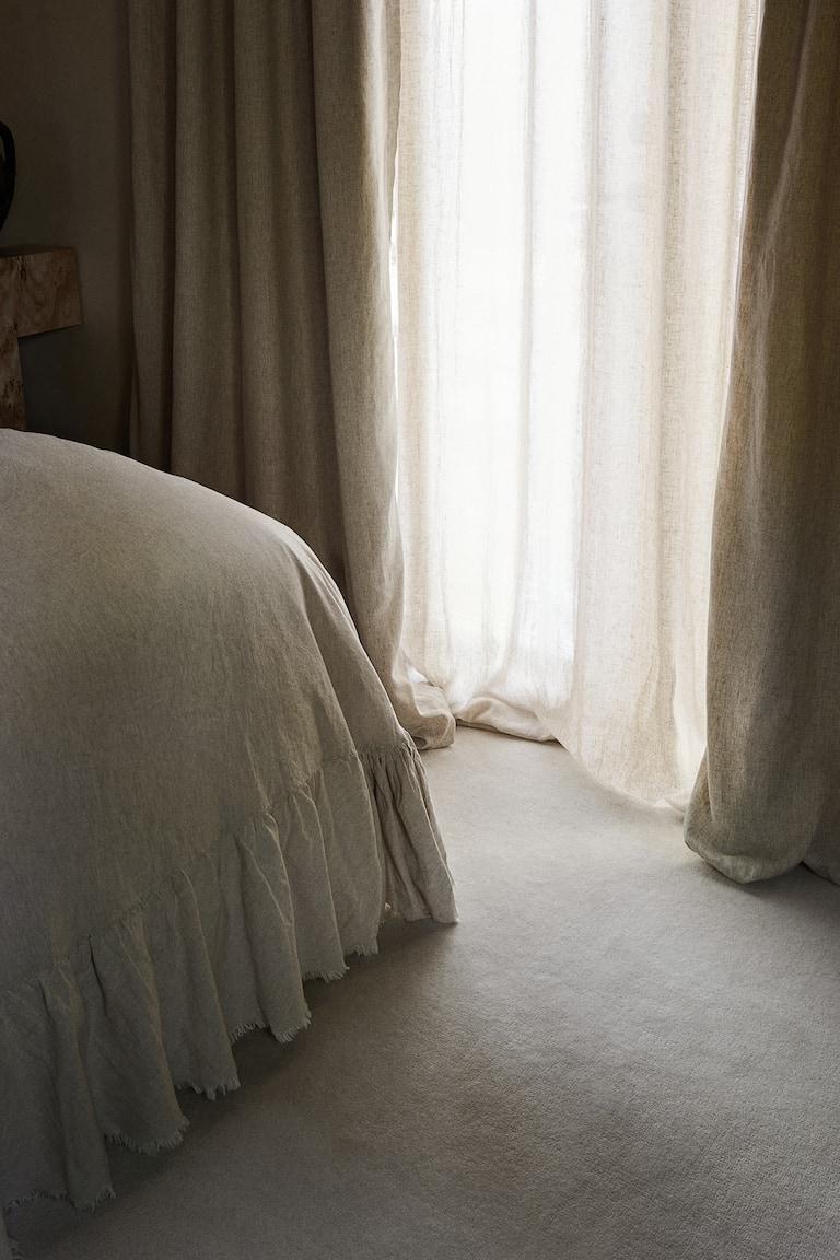 H&M Tende Oscuranti Misto Lyocell 2 Pezzi - Grigio Scuro - HOME