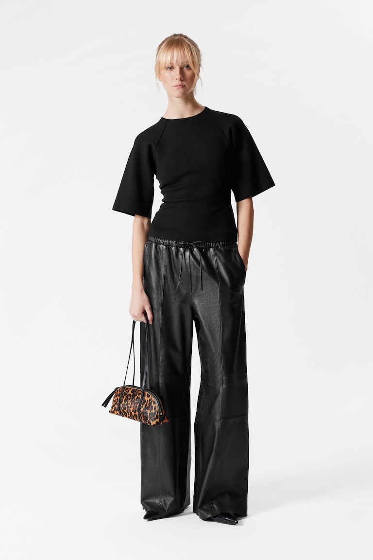 H&M Top Con Apertura Sul Retro E Maniche Ampie - Blu - DONNA