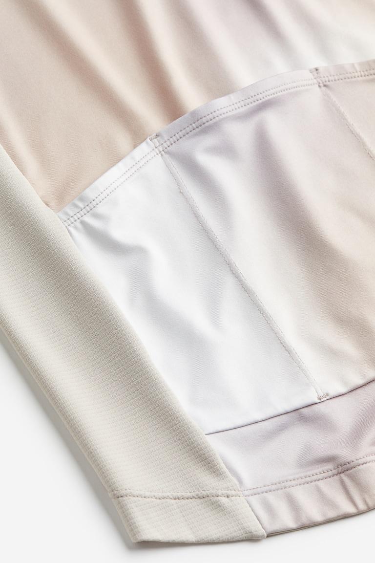 H&M Top Da Ciclista Slim Fit Con DryMove™ - Crema - UOMO