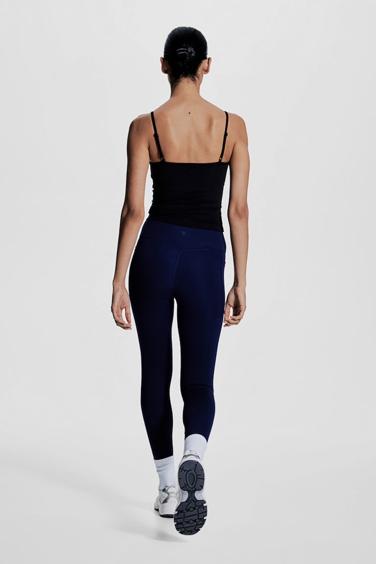 H&M Top Sportivo Con Spalline Sottili Con DryMove™ - Nero - DONNA