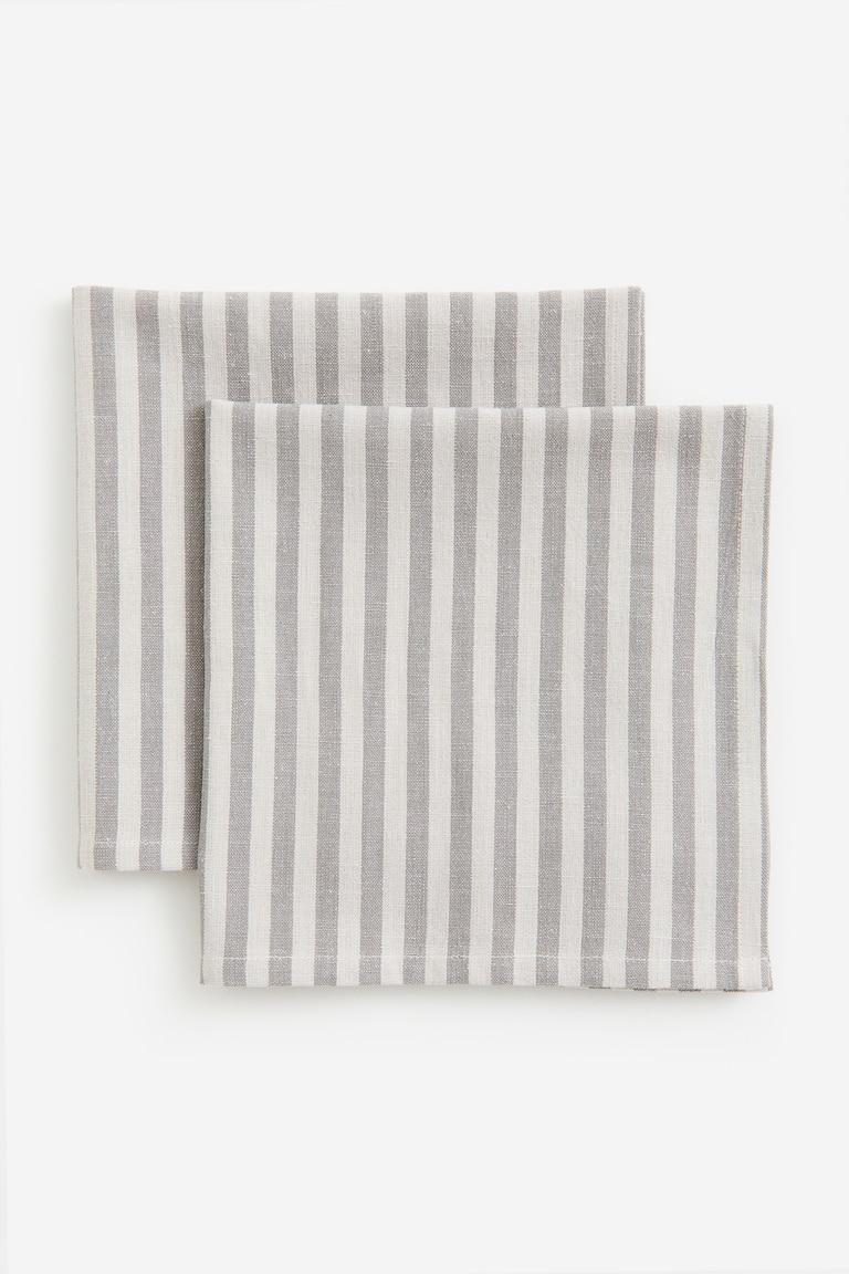 H&M Tovaglioli 2 Pezzi - Rosa Polvere/quadretti Vichy - HOME