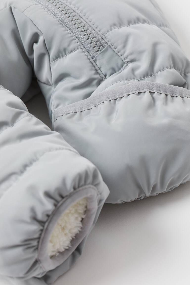 H&M Tuta Da Neve Con Fodera In Pile - Verde Polvere - BAMBINO