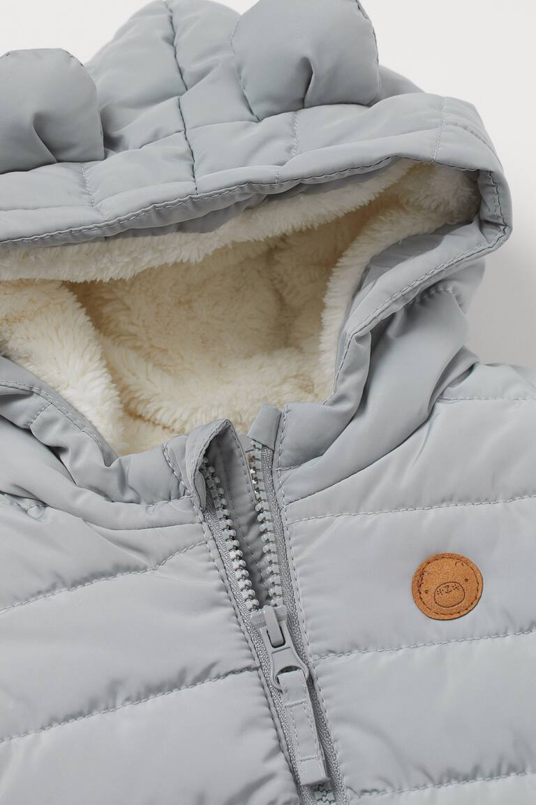 H&M Tuta Da Neve Con Fodera In Pile - Verde Polvere - BAMBINO