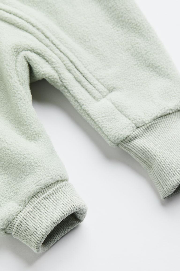 H&M Tutina In Pile Con Cappuccio - Beige Chiaro - BAMBINO