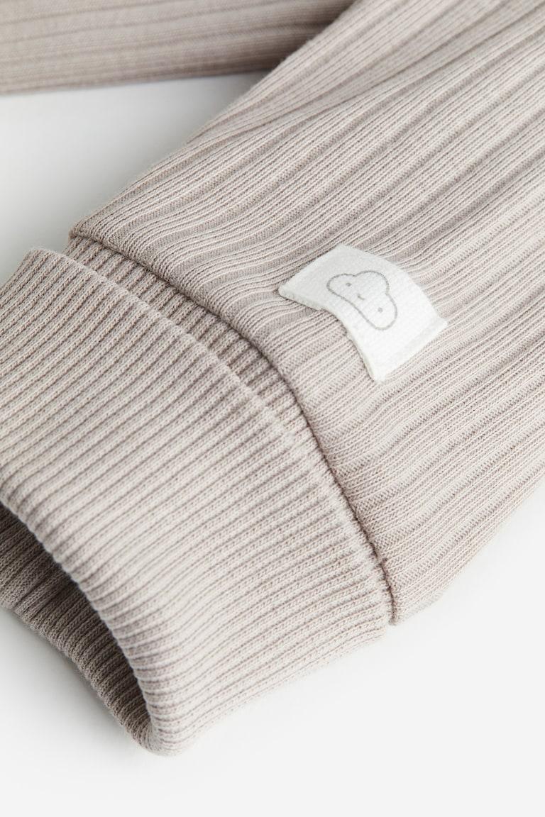 H&M Tutina Regolabile - Bianco/verde Chiaro Righe - BAMBINO