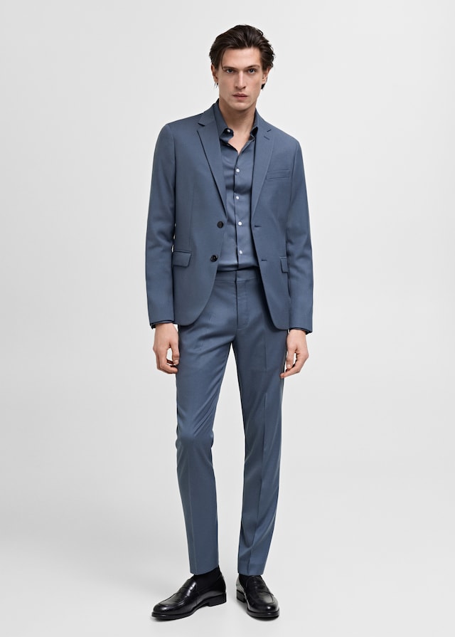 Mango Camicia Completo Super Slim Fit Cotone Stretch