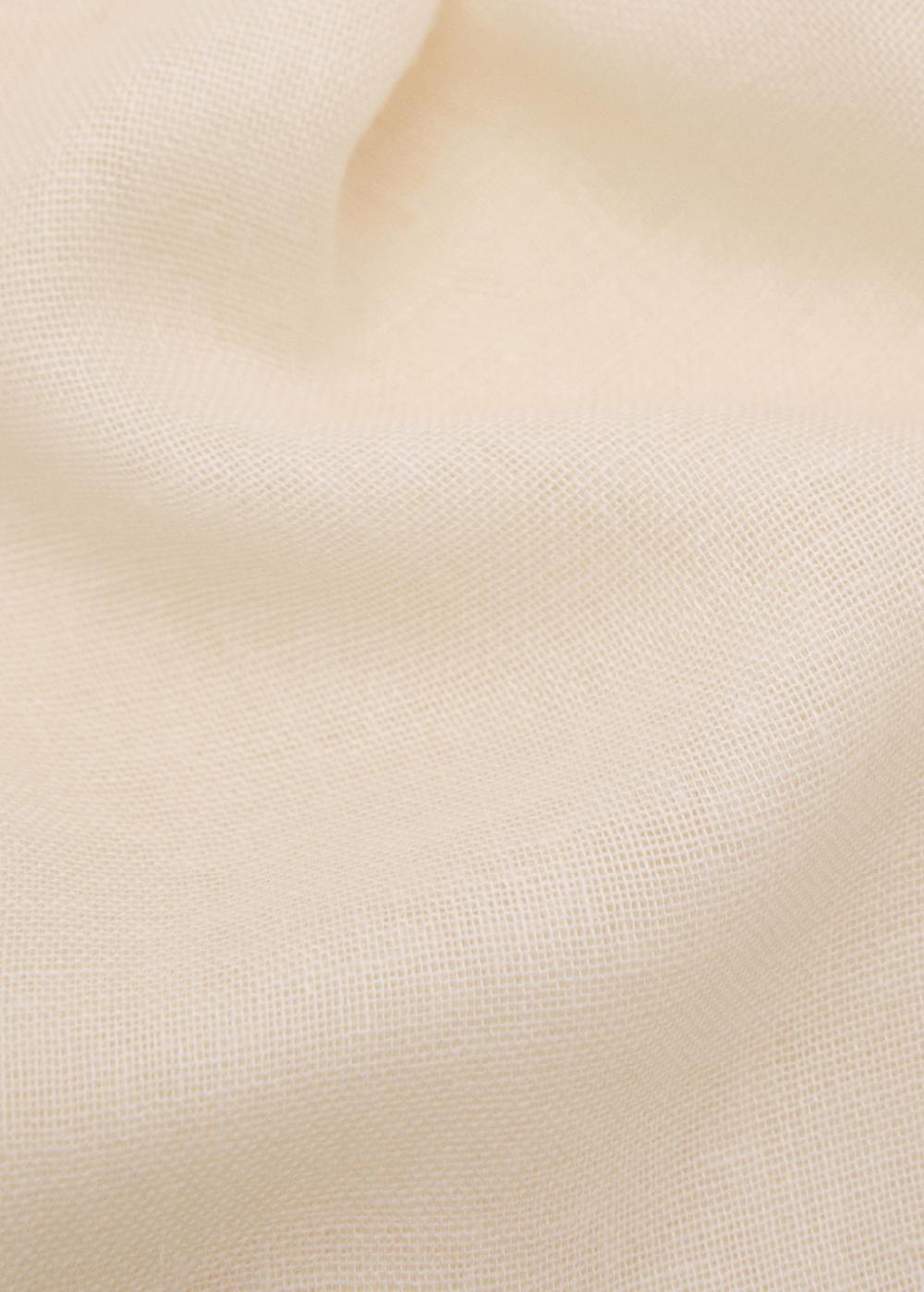 Mango Foulard in misto lino con finiture sfrangiate