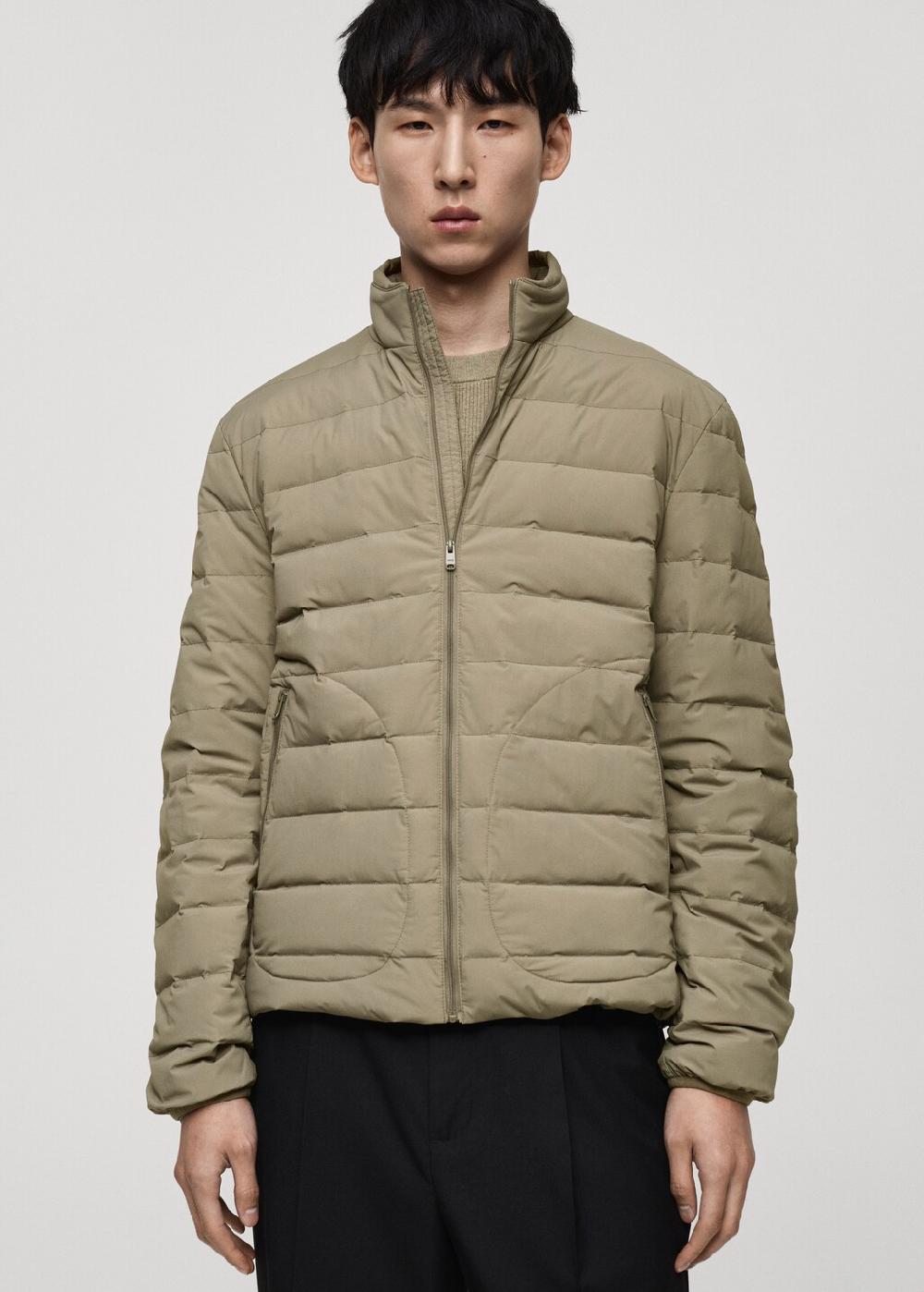 Mango Giacca trapuntata imbottitura in piuma e piumino