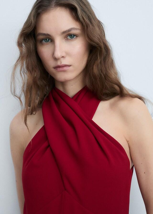 Mango Abito A Tuta Incrociato Cintura