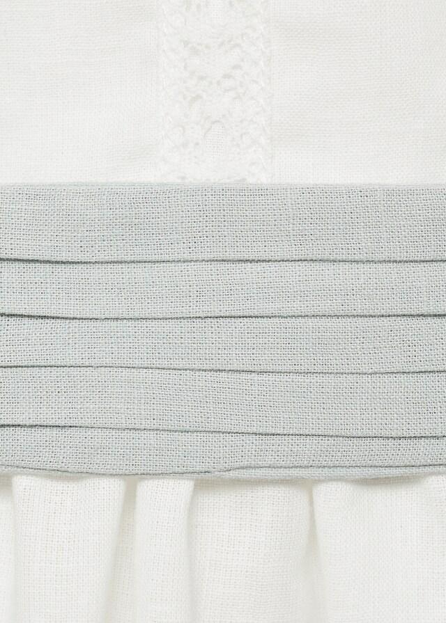 Mango Abito Lino Fiocco