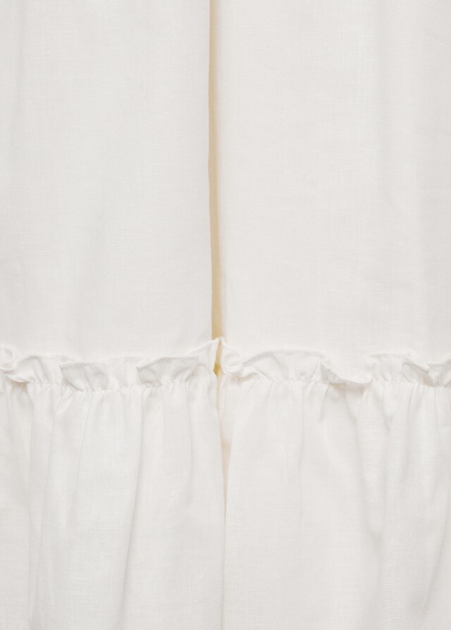 Mango Abito Lino Volants