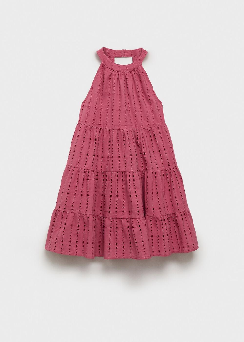 Mango Abito ricami volant