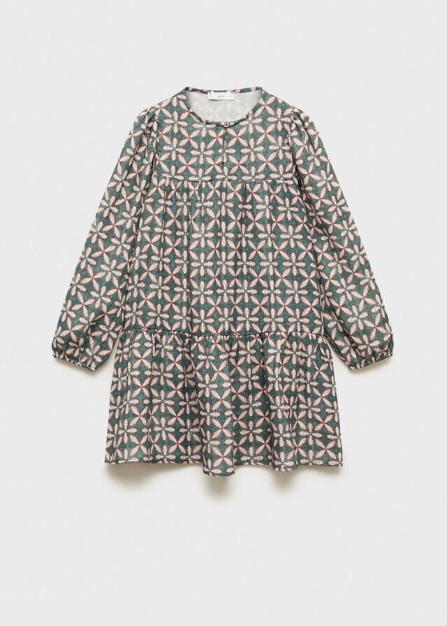 Mango Abito Stampa Volants