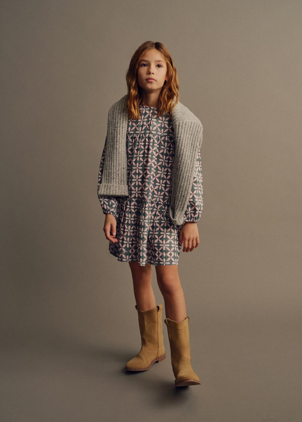 Mango Abito stampa volants