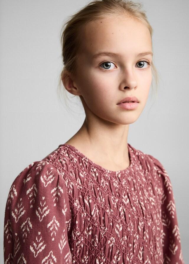 Mango Abito Stampa Volants