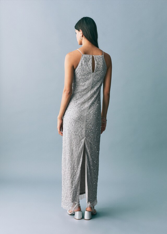 Mango Abito Tulle E Cristalli