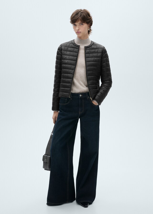 Mango Anorak Corto Trapuntato Tasche