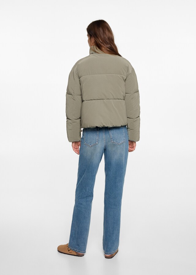 Mango Anorak Imbottito Impermeabile Rombi