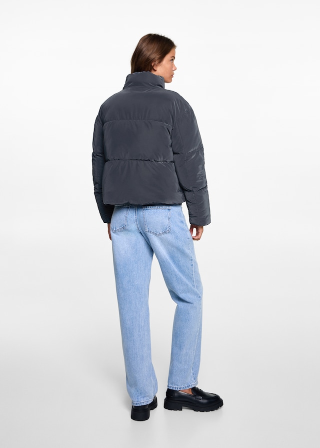 Mango Anorak Imbottito Impermeabile Rombi