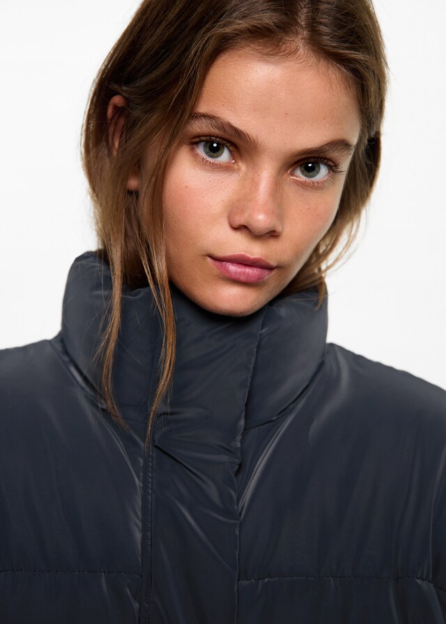 Mango Anorak Imbottito Impermeabile Rombi