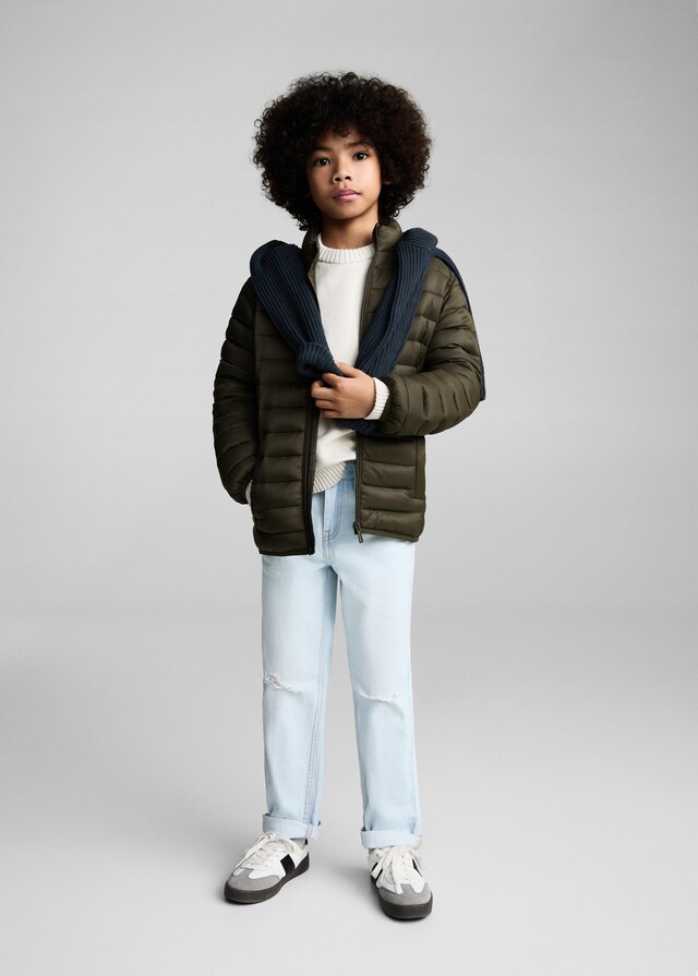 Mango Anorak Imbottito Impermeabile Rombi