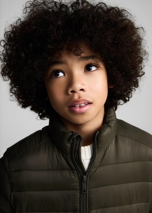 Mango Anorak Imbottito Impermeabile Rombi